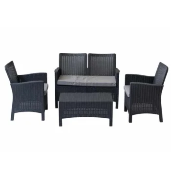 Baštenska garnitura Rattan 2 Graphite Baštenska garnitura Rattan 2 Graphite