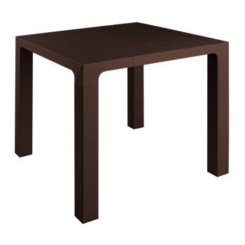 Baštenski set Sto Orfeo + 4 stolice Verona 80x80cm braon-1