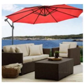 Suncobran viseći zglobni Parasol 300cm crveni 24-SA0115C Suncobran viseći zglobni Parasol 300cm crveni 24-SA0115C