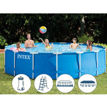 Intex bazen metal frame 457 x 84 cm