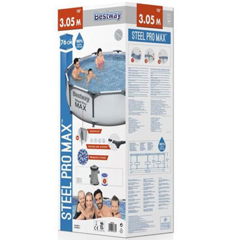 Bestway bazen za dvorište sa čeličnom konstrukcijom 305x76cm 56406