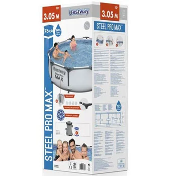 Bestway bazen za dvorište sa čeličnom konstrukcijom 305x76cm 56406-2 Bestway bazen za dvorište sa čeličnom konstrukcijom 305x76cm 56406-2