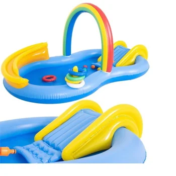 Bazen igraonica sa prskalicom Rainbow 122x104cm 51348-6