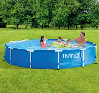 Intex Metal Frame bazen 366x76 cm – bazen sa čeličnom konstrukcijom i filter pumpom 28212-3