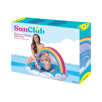 Bazen za bebe sa nadstrešnicom Rainbow 95x66cm 57155-3