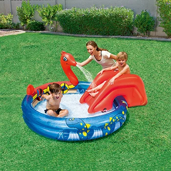 Bestway dečiji bazen Viking sa toboganom i prskalicom 53033-1 Bestway dečiji bazen Viking sa toboganom i prskalicom 53033-1