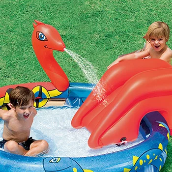 Bestway dečiji bazen Viking sa toboganom i prskalicom 53033-2 Bestway dečiji bazen Viking sa toboganom i prskalicom 53033-2