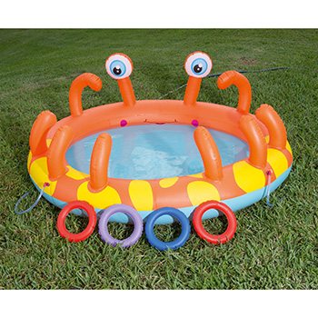 Bestway interaktivni dečiji bazen Crab 165x150x63cm 53058-1