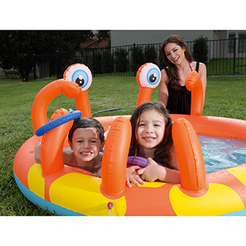 Bestway interaktivni dečiji bazen Crab 165x150x63cm 53058-3