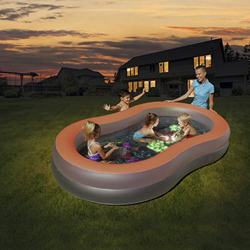 Bestway bazen sa reflektujućim crtežima Doodle Glow 280x157x46cm 54136-2