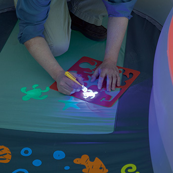 Bestway bazen sa reflektujućim crtežima Doodle Glow 280x157x46cm 54136-3