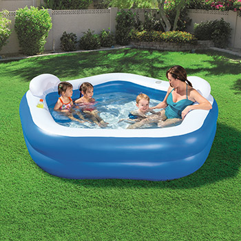 Bestway petougaoni bazen na naduvavanje 213x206x69cm 54153-2