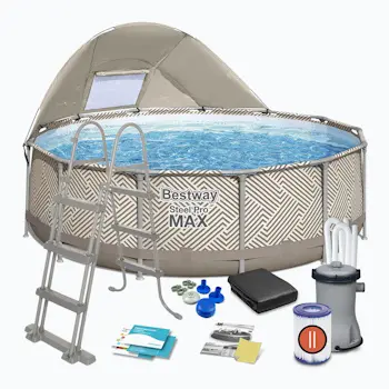 Bestway bazen sa nadstrešnicom Steel Pro MAX 396x107cm 561FY-1 Bestway bazen sa nadstrešnicom Steel Pro MAX 396x107cm 561FY-1