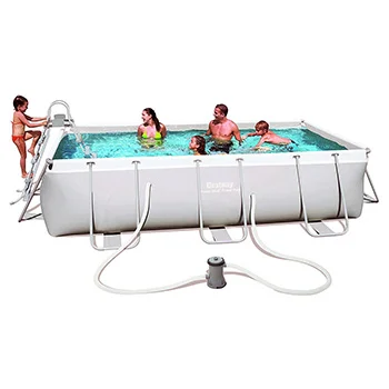 Bestway bazen Power Steel sa čeličnom konstrukcijom sa filter pumpom i merdevinama 404x201x100cm 56441-3 Bestway bazen Power Steel sa čeličnom konstrukcijom sa filter pumpom i merdevinama 404x201x100cm 56441-3