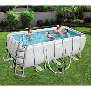 Bestway bazen Power Steel sa čeličnom konstrukcijom sa filter pumpom i merdevinama 412x201x122cm 56456-1