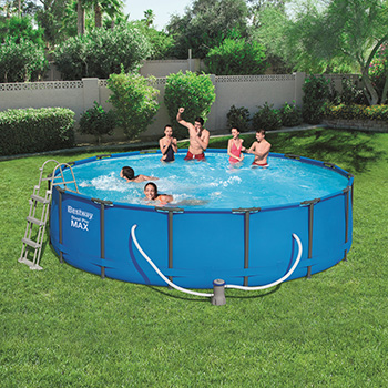 Bestway bazen Steel Pro MAX™ sa čeličnom konstrukcijom sa kompletnom opremom 457x107cm 56488