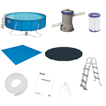 Bestway bazen Steel Pro MAX™ sa čeličnom konstrukcijom sa kompletnom opremom 457x107cm 56488-2