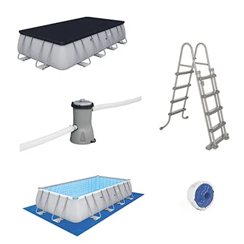 Bestway bazen Power Steel sa čeličnom konstrukcijom sa kompletnom opremom 488x244x122cm 56670-2