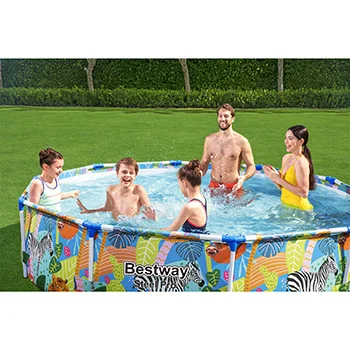 Bestway bazen za dvorište Steel Pro Safari 305x66cm 56985-4