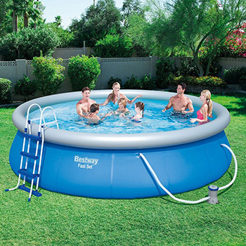 Bestway okrugli bazen sa prstenom sa opremom 457x107cm 57294-1
