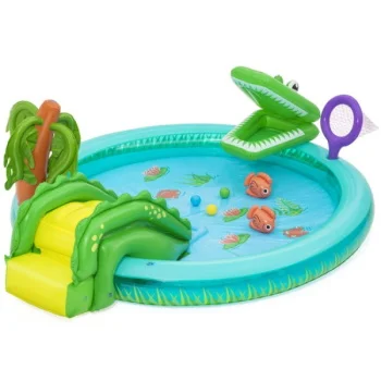 Bestway bazen igraonica Krokodil 2.24x1.81x0.72m 53166-1 Bestway bazen igraonica Krokodil 2.24x1.81x0.72m 53166-1