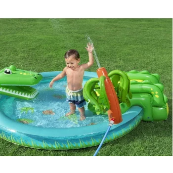 Bestway bazen igraonica Krokodil 2.24x1.81x0.72m 53166-4 Bestway bazen igraonica Krokodil 2.24x1.81x0.72m 53166-4