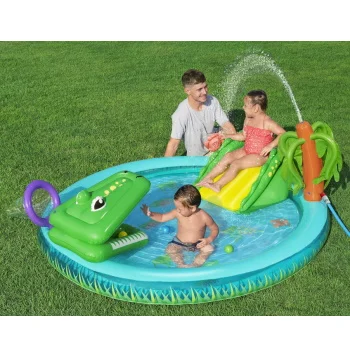 Bestway bazen igraonica Krokodil 2.24x1.81x0.72m 53166-5 Bestway bazen igraonica Krokodil 2.24x1.81x0.72m 53166-5