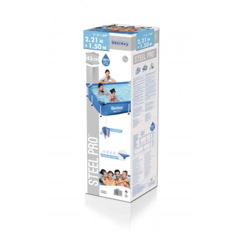 Bestway bazen metalnom konstrukcijom 1200l 2.21mx1.5mx0.43m 56401-3