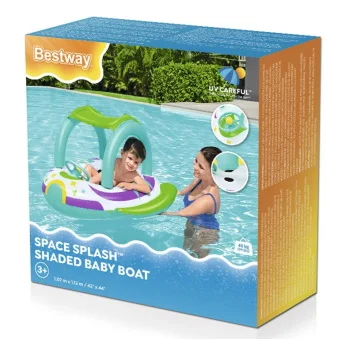 Bestway čamac sa nadstrešnicom na naduvavanje Space 1.07x1.12m 34149-4