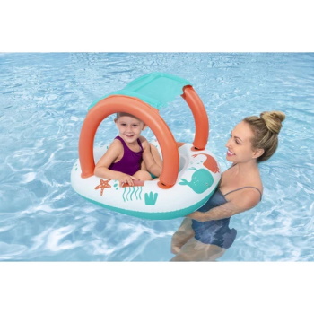 Bestway čamac za bebe sa nadstrešnicom 84x67cm 34203-4