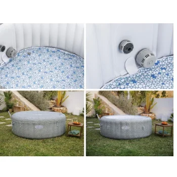 Bestway đakuzi Bali 1.96mx71cm sivi ratan 980l 6001N-2