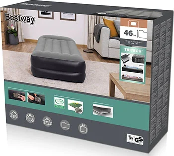 Bestway TriTech™ Single krevet na naduvavanje sa pumpom 191 x 97 x 46 cm 67401-2 Bestway TriTech™ Single krevet na naduvavanje sa pumpom 191 x 97 x 46 cm 67401-2
