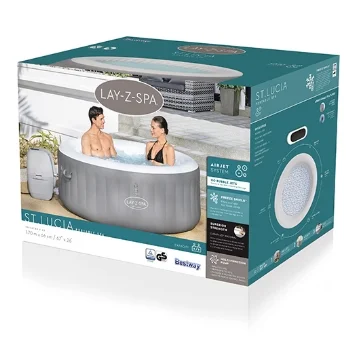 Jacuzzi bazen Bestway za dvorište Lay-Z-Spa AirJet sa grejačem-2