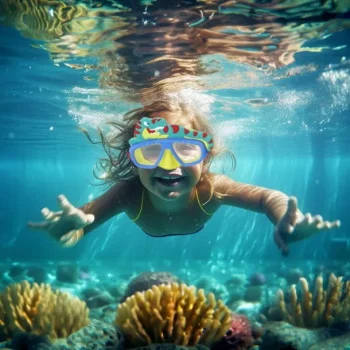 Bestway maska za ronjenje sa disaljkom Krokodil 24059-3 Bestway maska za ronjenje sa disaljkom Krokodil 24059-3