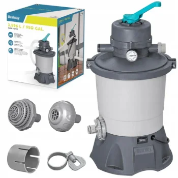 Bestway peščana pumpa za bazen FlowClear 3596l/h 950gal 58515 Bestway peščana pumpa za bazen FlowClear 3596l/h 950gal 58515