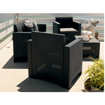 Bica baštenska garnitura Nebraska 3 Graphite-2