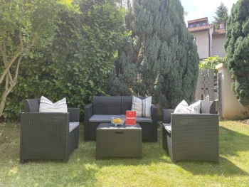 Bica baštenska garnitura Nebraska 2 Graphite-3