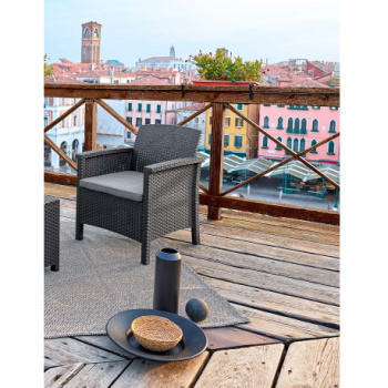 Bica baštenska garnitura Venezia Terrace Graphite -1