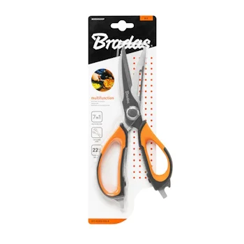 Bradas multifunkcionalne kuhinjske i kamp makaze 225mm DIY-SC502225-B-2