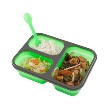 Camry silikonski lunchbox sa 3 pregrade CR6698-1