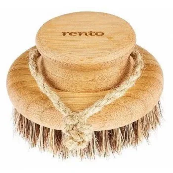 Sauna četka za telo od bambusa okrugla   Sauna četka za telo od bambusa okrugla