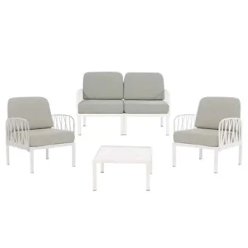 Comfort time baštenska garnitura Luna II – bela Comfort time baštenska garnitura Luna II – bela