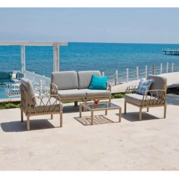 Comfort time baštenska garnitura Luna II – kapućino Comfort time baštenska garnitura Luna II – kapućino