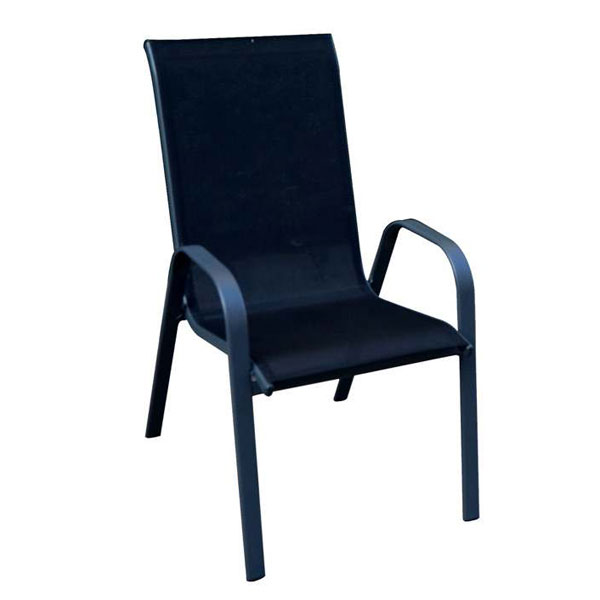 Como baštenska stolica crna 041075-1