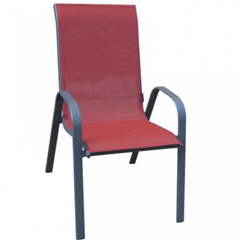 Como baštenska stolica crvena 051111