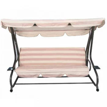 Crete baštenska ljuljaška trosed bež - bela 035447 Crete baštenska ljuljaška trosed bež - bela 035447