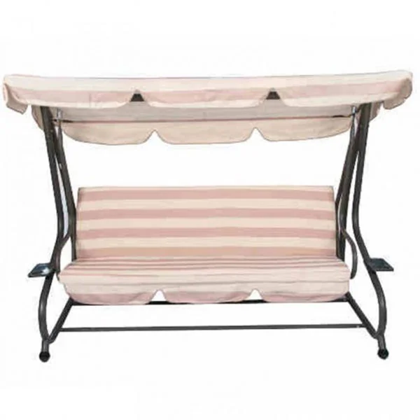 Crete baštenska ljuljaška trosed bež - bela 035447 Crete baštenska ljuljaška trosed bež - bela 035447