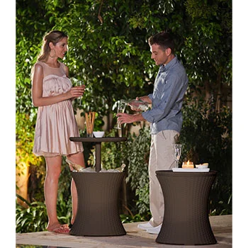 Barski sto sa kutijom za led braon CU 230902 -2 Barski sto sa kutijom za led braon CU 230902 -2