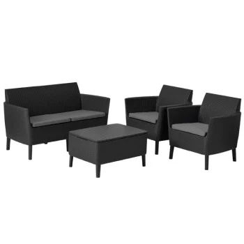 Curver  baštenska garnitura Salemo Grafit Curver  baštenska garnitura Salemo Grafit