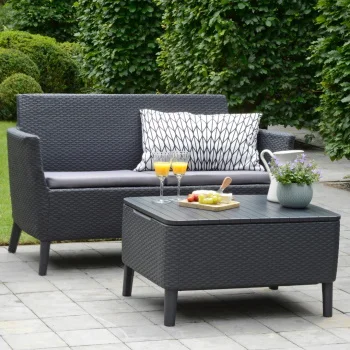 Curver  baštenska garnitura Salemo Grafit-6 Curver  baštenska garnitura Salemo Grafit-6